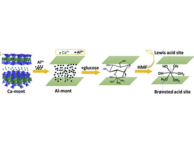 Highly effective transformation of carbohydrates to 5-hydroxymethylfurfural with Al- montmorillonite as catalyst